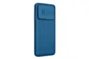 نمای سمت چپ قاب گوشی نیلکین مدل Frosted Shield مناسب شیائومی Redmi 10 / 10 Prime رنگ آبی