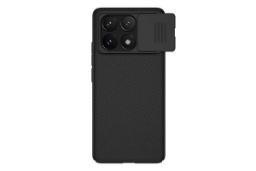 نمای پشت قاب گوشی نیلکین مدل CamShield مناسب شیائومی Redmi K70E / Poco X6 Pro رنگ مشکی