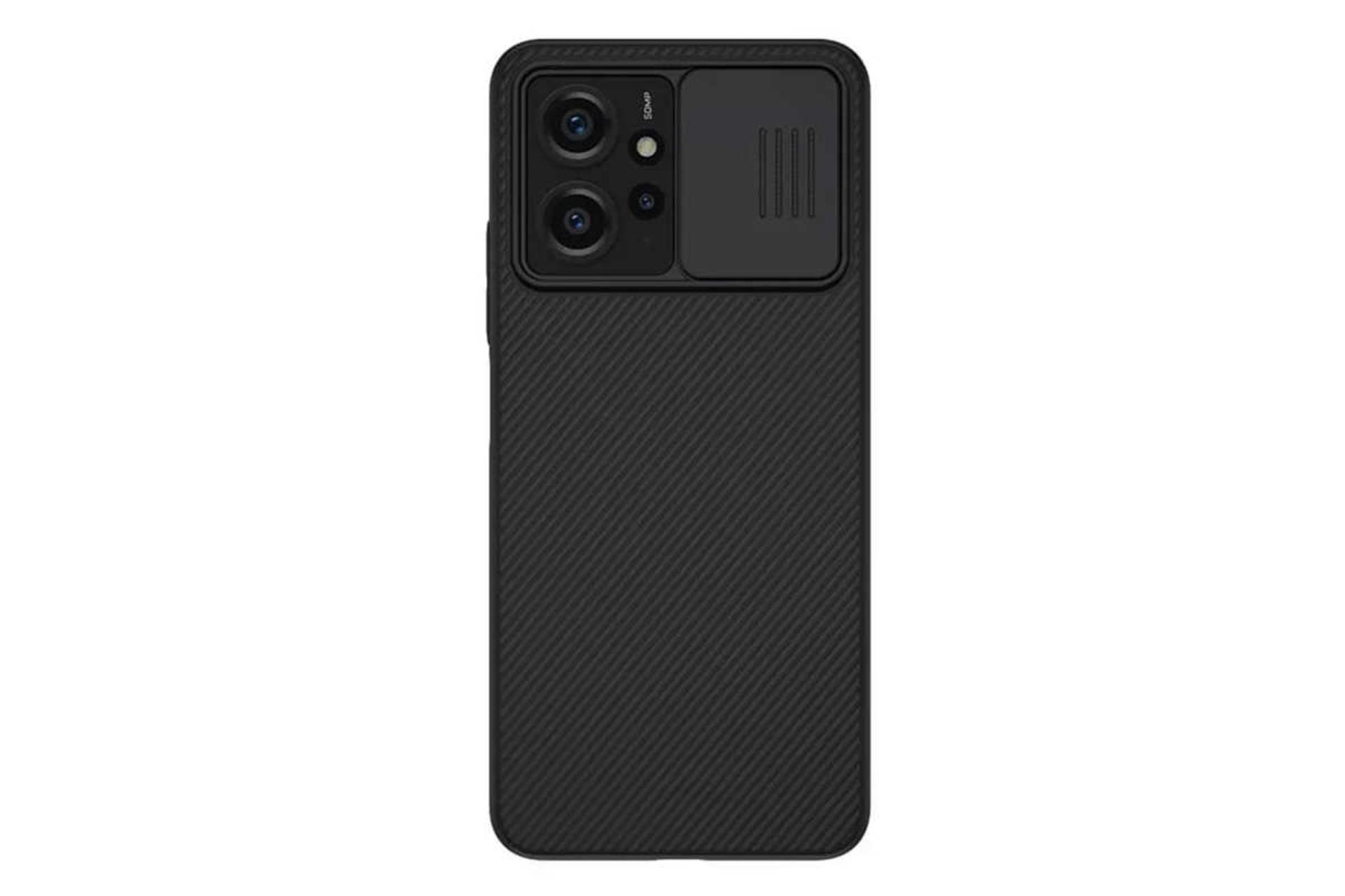 نمای پشت قاب گوشی نیلکین مدل CamShield مناسب شیائومی Redmi Note 12 4G رنگ مشکی