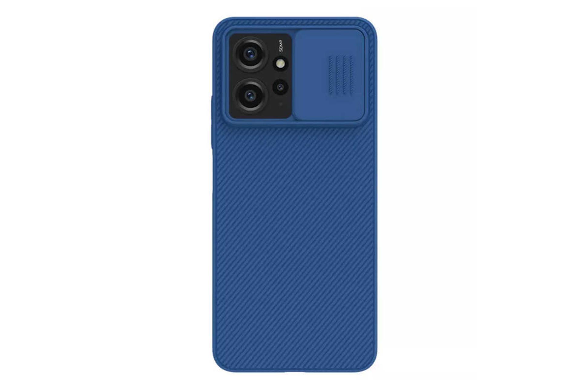 نمای پشت قاب گوشی نیلکین مدل CamShield مناسب شیائومی Redmi Note 12 4G رنگ آبی