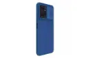 نمای سمت چپ قاب گوشی نیلکین مدل CamShield مناسب شیائومی Redmi Note 12 4G رنگ آبی