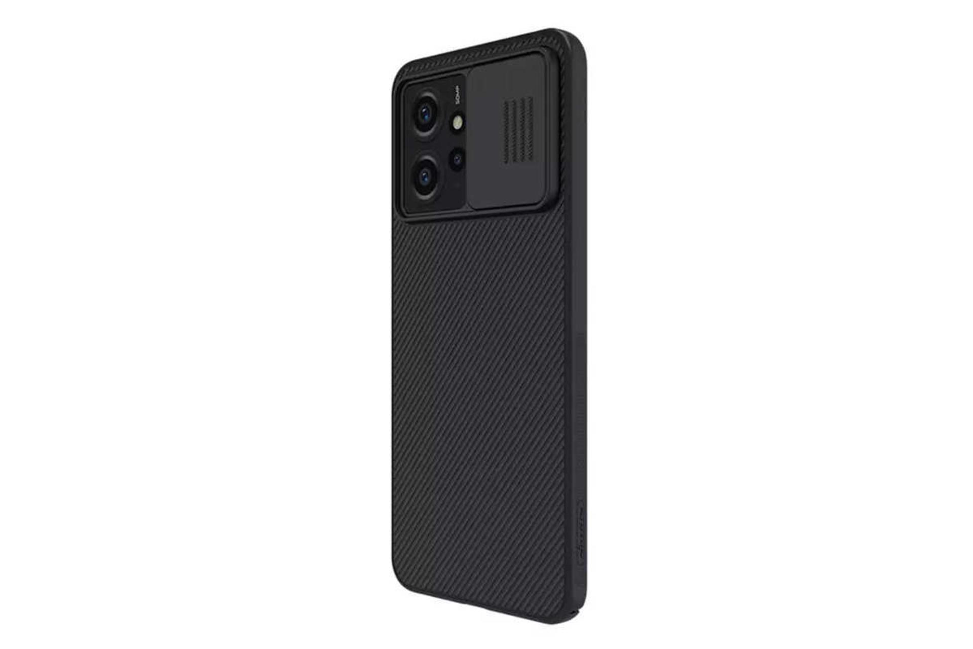 نمای سمت راست قاب گوشی نیلکین مدل CamShield مناسب شیائومی Redmi Note 12 4G رنگ مشکی