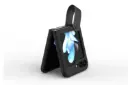 نمای سمت راست قاب گوشی نیلکین مدل Flex Flip Finger Strap Liquid Silicone مناسب سامسونگ Galaxy Z Flip5 رنگ مشکی