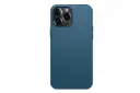 نمای پشت قاب گوشی نیلکین مدل Frosted Shield Pro مناسب اپل iPhone 13 Pro Max رنگ آبی