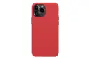 نمای پشت قاب گوشی نیلکین مدل Frosted Shield Pro مناسب اپل iPhone 13 Pro Max رنگ قرمز