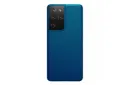 نمای پشت قاب گوشی نیلکین مدل Frosted Shield مناسب سامسونگ Galaxy S21 Ultra رنگ آبی