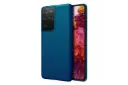 نمای سمت راست قاب گوشی نیلکین مدل Frosted Shield مناسب سامسونگ Galaxy S21 Ultra رنگ آبی