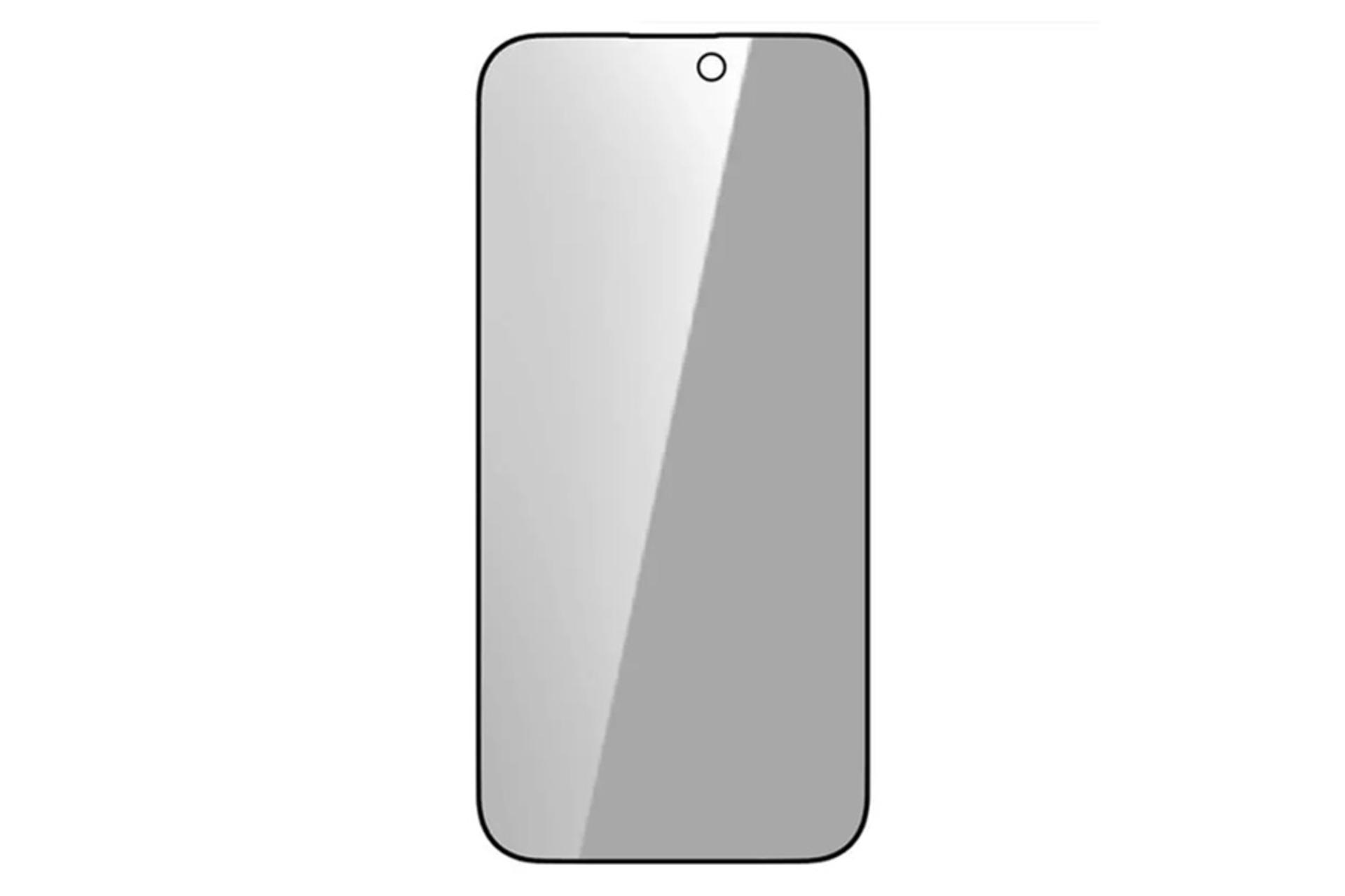 شفافیت محافظ صفحه نمایش گوشی نیلکین مدل Guardian Privacy مناسب اپل iPhone 15 Pro Max