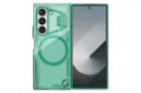 نمای کلی قاب گوشی نیلکین مدل Iceblade Fold Magnetic مناسب سامسونگ Galaxy Z Fold6 با نمایش پنل جلو و پشت رنگ سبز