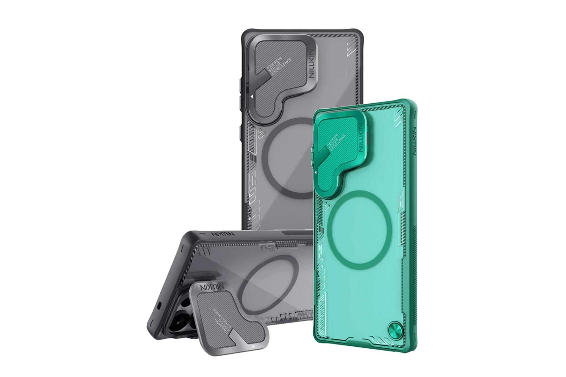 رنگ بندی قاب گوشی نیلکین مدل Iceblade Prop Magnetic مناسب سامسونگ Galaxy S25 Ultra