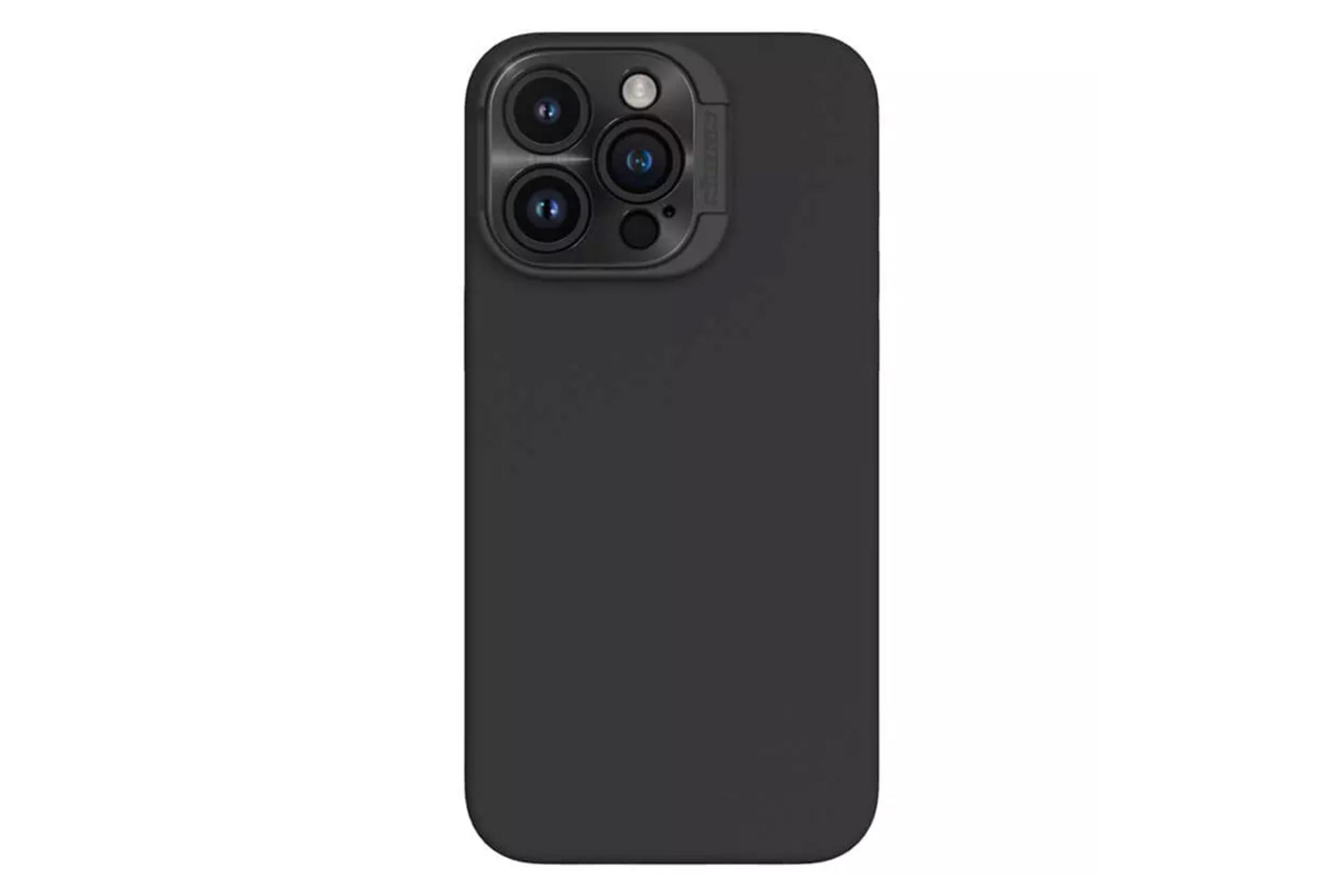 قاب گوشی نیلکین مدل Lens Wing Magnetic مناسب اپل iPhone 15 Pro Max رنگ مشکی