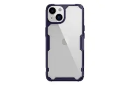 نمای پشت قاب گوشی نیلکین مدل Nature TPU Pro مناسب اپل iPhone 14 Plus رنگ بنفش
