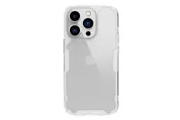 نمای پشت قاب گوشی نیلکین مدل Nature TPU Pro مناسب اپل iPhone 14 Pro Max رنگ سفید