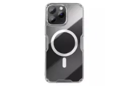 نمای پشت قاب گوشی نیلکین مدل Nature TPU Pro Magnetic مناسب اپل iPhone 16 Pro Max