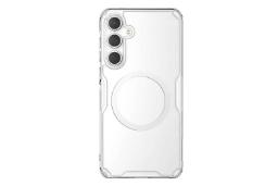 نمای پشت قاب گوشی نیلکین مدل Nature TPU Pro Magnetic مناسب سامسونگ Galaxy A55 شفاف