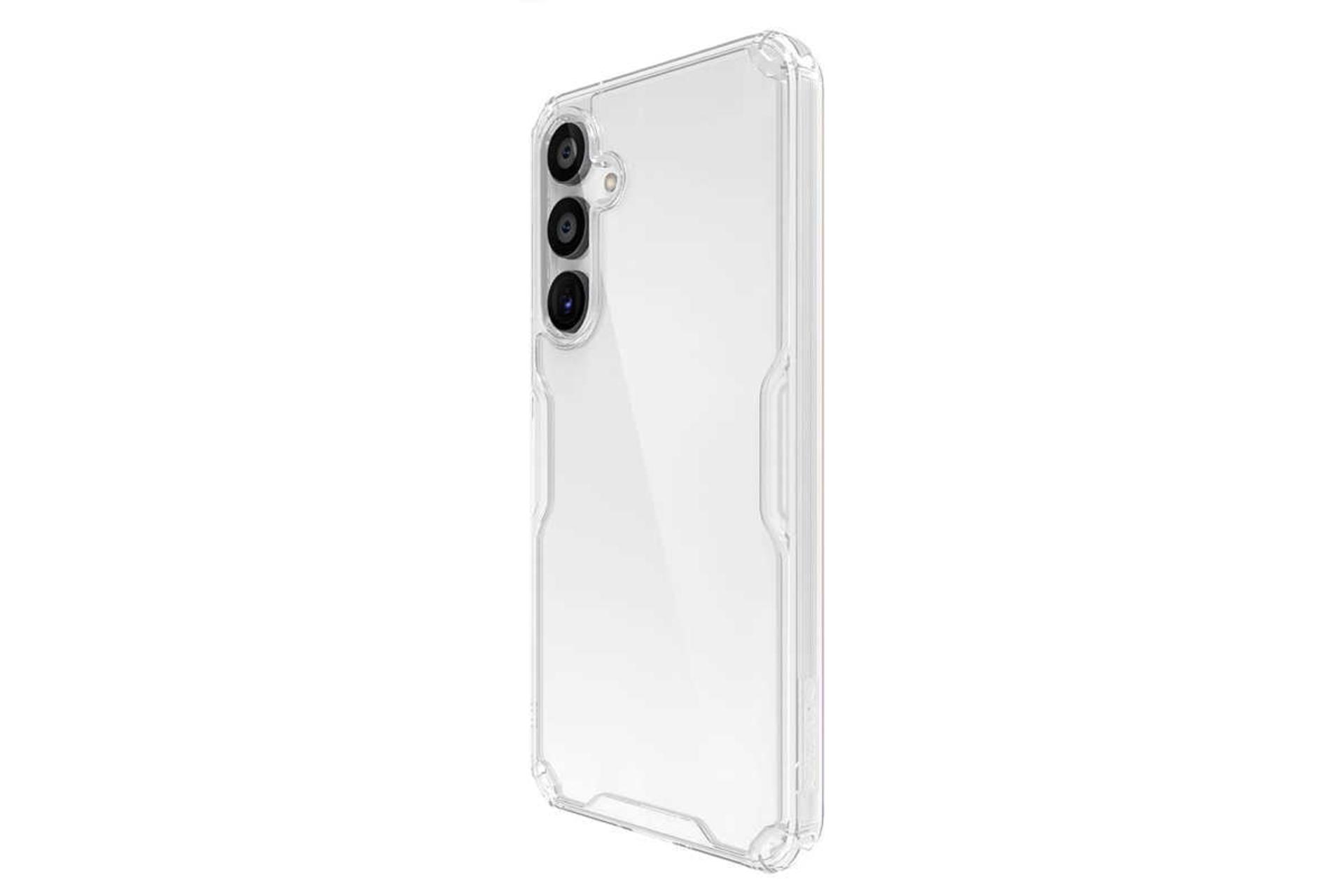 نمای سمت چپ قاب گوشی نیلکین مدل Nature TPU Pro مناسب سامسونگ Galaxy A55