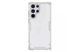 نمای پشت قاب گوشی نیلکین مدل Nature TPU Pro مناسب سامسونگ Galaxy S22 Ultra رنگ سفید