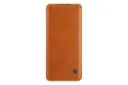 قاب گوشی نیلکین Nillkin Qin Leather Samsung Galaxy S20 رنگ قهوه ای نمای جلو