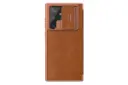 قاب گوشی نیلکین Nillkin Qin Pro Leather Samsung Galaxy S22 Ultra رنگ قهوه ای