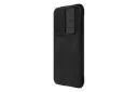 نمای سمت راست کیف کلاسوری نیلکین مدل Qin Pro Leather مناسب سامسونگ Galaxy S23 FE رنگ مشکی