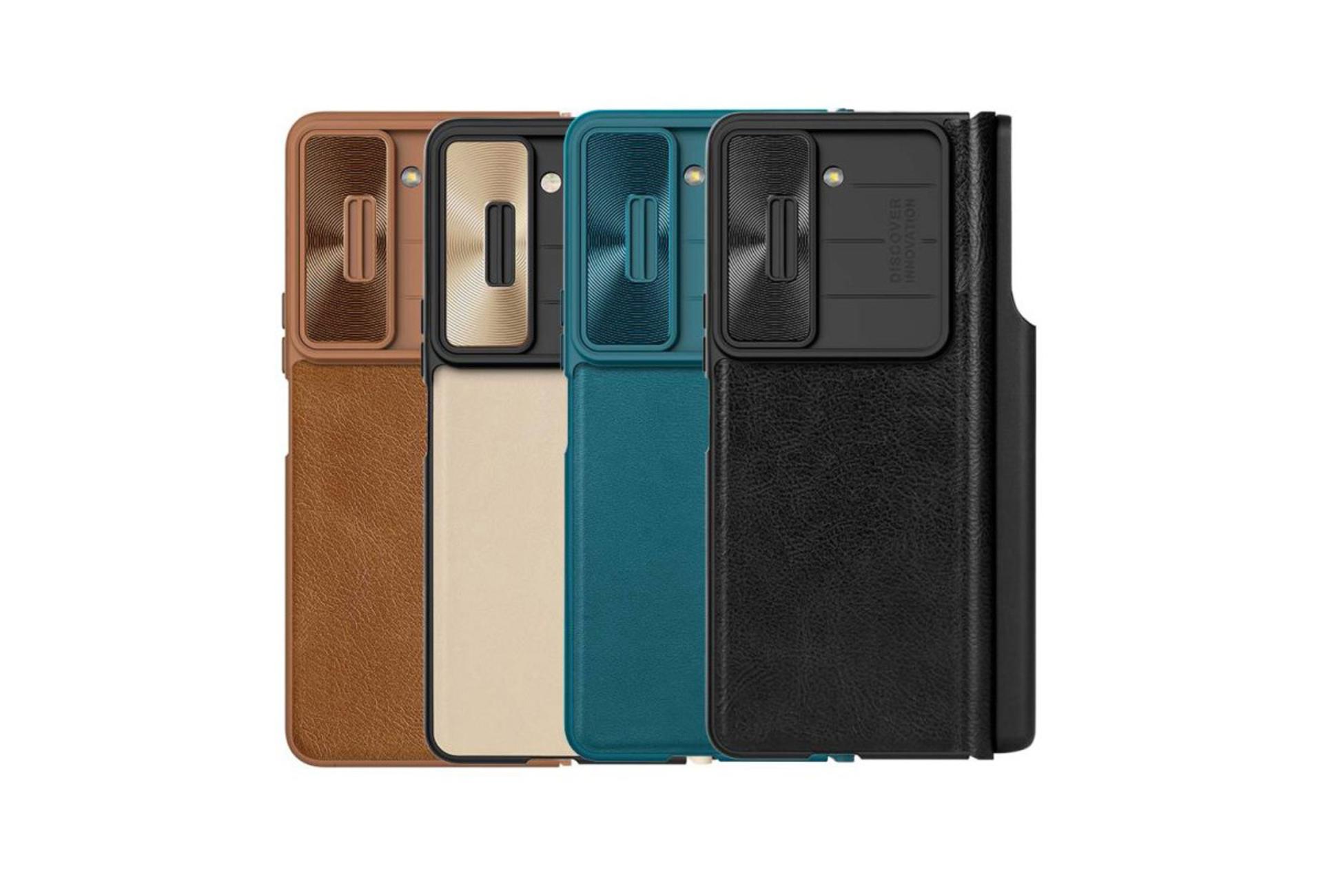قاب گوشی نیلکین Nillkin Qin Pro Leather Samsung Galaxy Z Fold5 تنوع رنگ