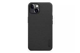 نمای پشت قاب گوشی نیلکین مدل Super Frosted Shield Pro مناسب اپل iPhone 13 رنگ مشکی