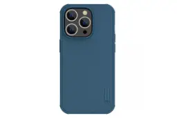 رنگ آبی قاب گوشی نیلکین مدل Super Frosted Shield Pro مناسب اپل iPhone 14 Pro Max