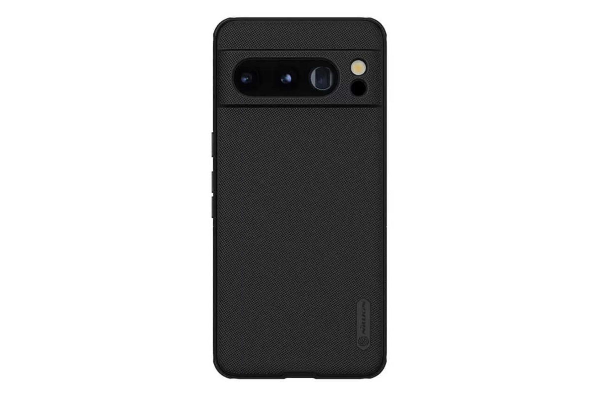 نمای پشت قاب گوشی نیلکین مدل Super Frosted Shield Pro مناسب گوگل Pixel 8 Pro رنگ مشکی