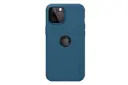 نمای پشت قاب گوشی نیلکین مدل Super Frosted Shield Pro Logo CutOut مناسب اپل iPhone 12 Pro / 12 رنگ آبی