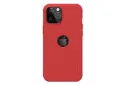نمای پشت قاب گوشی نیلکین مدل Super Frosted Shield Pro Logo CutOut مناسب اپل iPhone 12 Pro / 12 رنگ قرمز