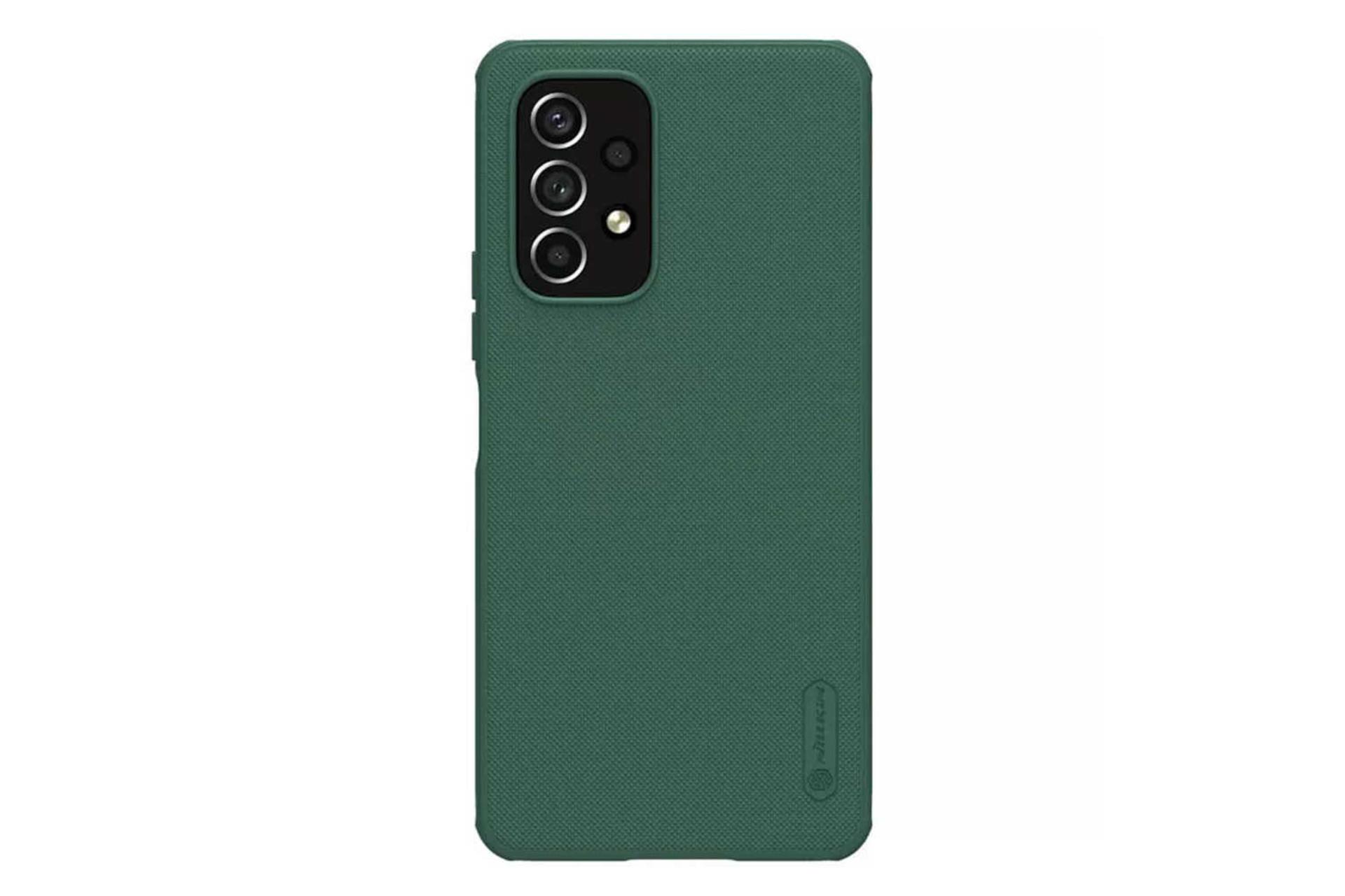 نمای پشت قاب گوشی نیلکین مدل Super Frosted Shield Pro مناسب سامسونگ Galaxy A53 5G رنگ سبز