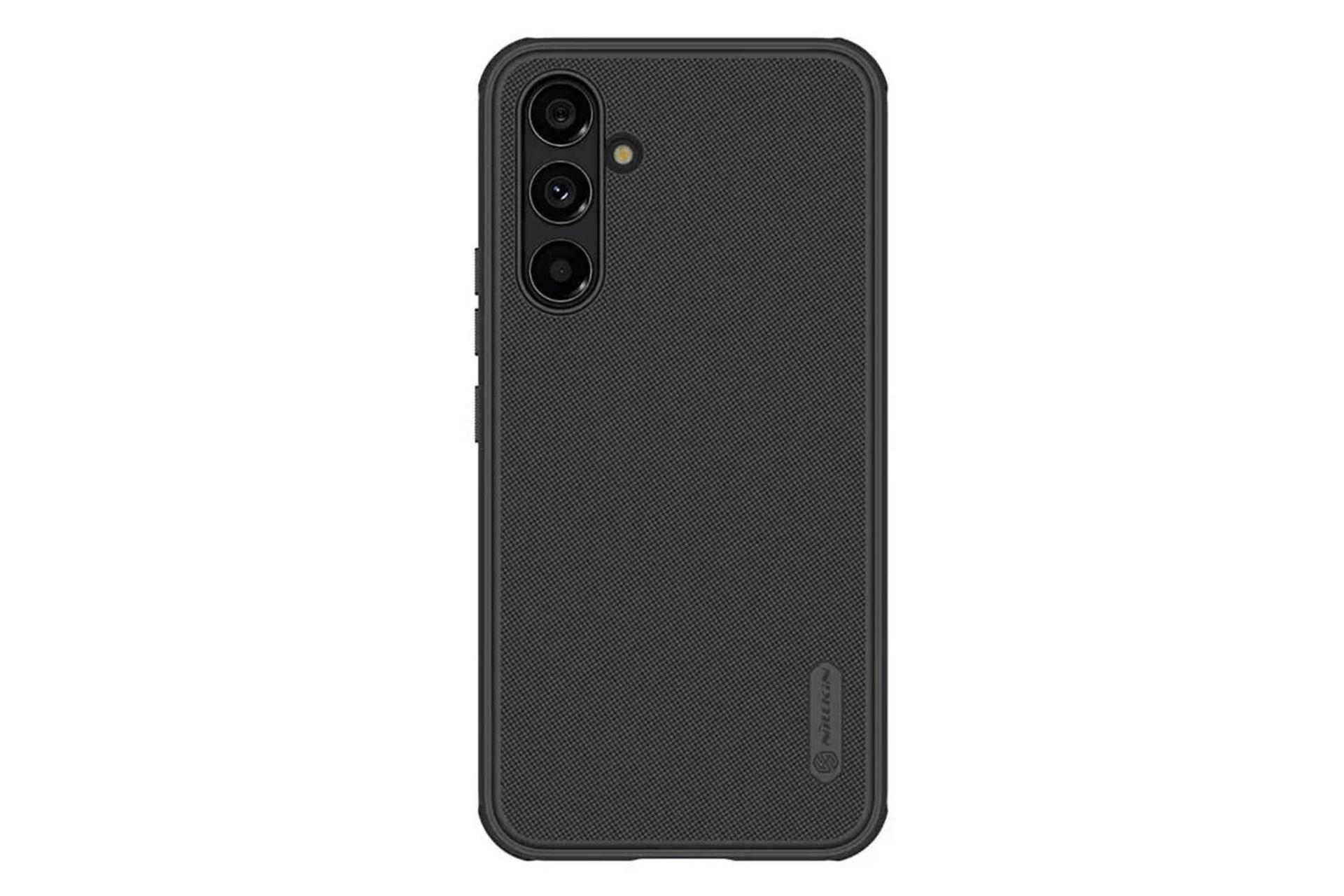 نمای پشت قاب گوشی نیلکین مدل Super Frosted Shield Pro مناسب سامسونگ Galaxy A54 رنگ مشکی
