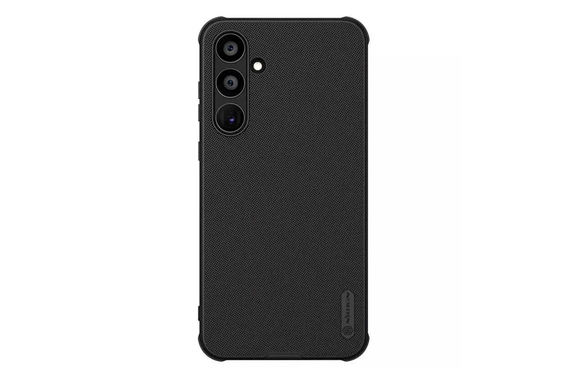 نمای پشت قاب گوشی نیلکین مدل Super Frosted Shield Pro مناسب سامسونگ Galaxy A55 رنگ مشکی