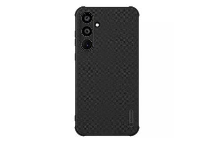 نمای پشت قاب گوشی نیلکین مدل Super Frosted Shield Pro مناسب سامسونگ Galaxy A55 رنگ مشکی