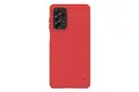 نمای پشت جعبه قاب گوشی نیلکین مدل Super Frosted Shield Pro مناسب سامسونگ Galaxy A73 رنگ قرمز