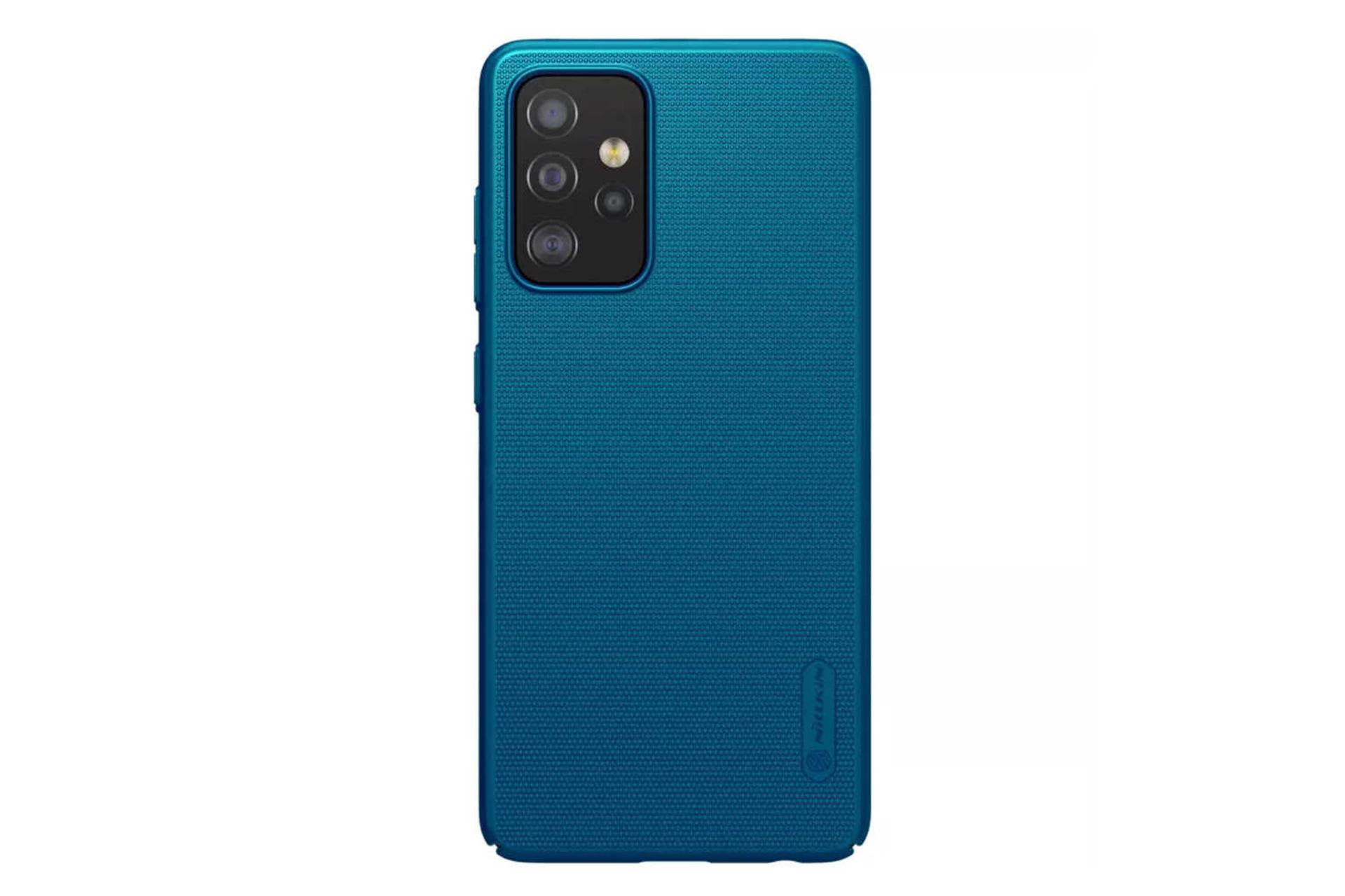 نمای پشت قاب گوشی نیلکین مدل Super Frosted Shield مناسب سامسونگ Galaxy A52 4G / A52 5G / A52s 5G رنگ آبی
