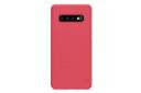 نمای پشت قاب گوشی نیلکین مدل Super Frosted Shield مناسب سامسونگ Galaxy S10 Plus رنگ قرمز
