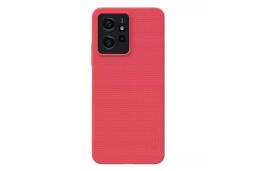 نمای پشت قاب گوشی نیلکین مدل Super Frosted Shield مناسب شیائومی Redmi Note 12 4G رنگ قرمز
