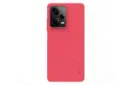 نمای پشت قاب گوشی نیلکین مدل Super Frosted Shield مناسب شیائومی Redmi Note 12 Pro / Poco X5 Pro رنگ قرمز