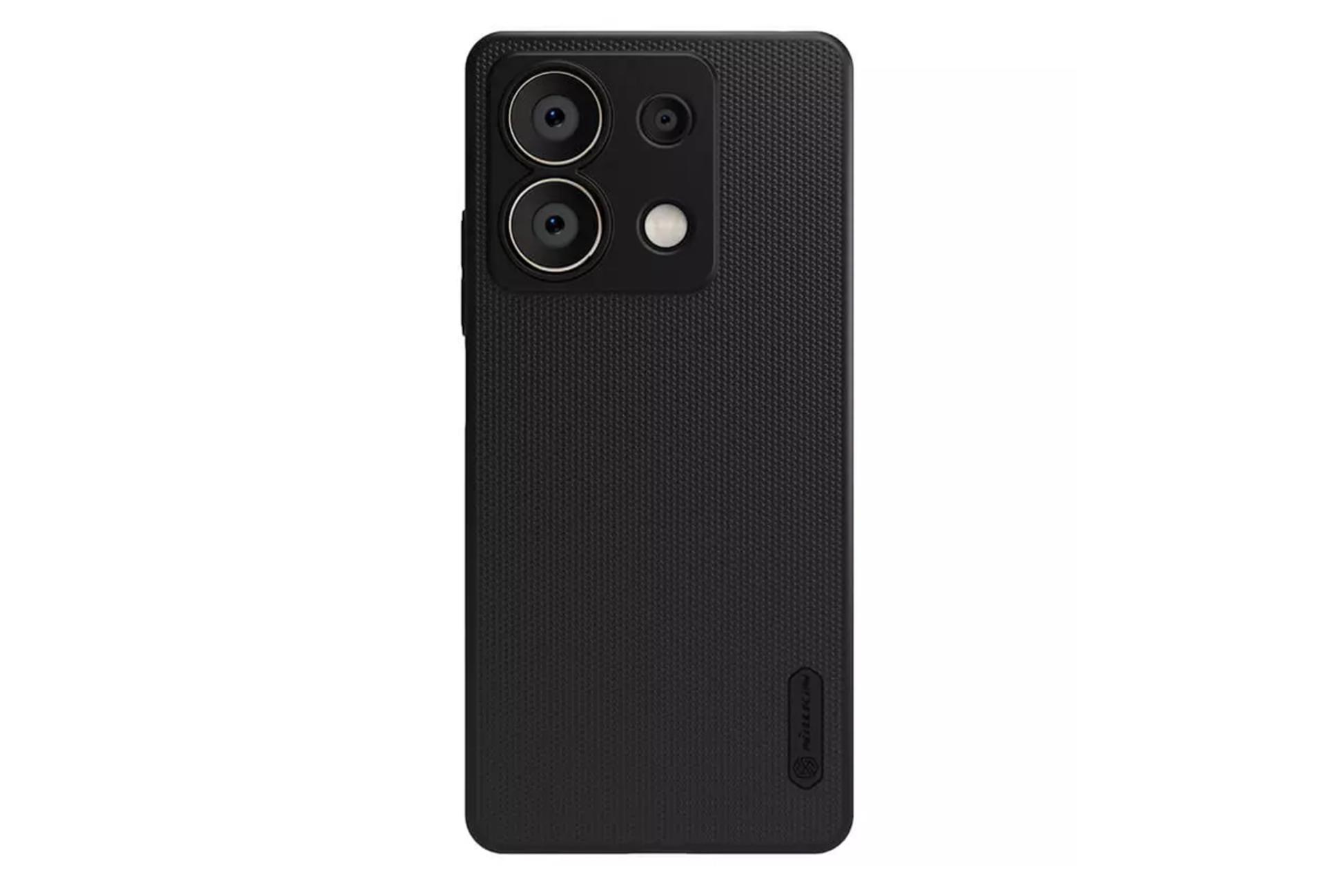 رنگ مشکی قاب گوشی نیلکین مدل Super Frosted Shield مناسب شیائومی Redmi Note 13 Global