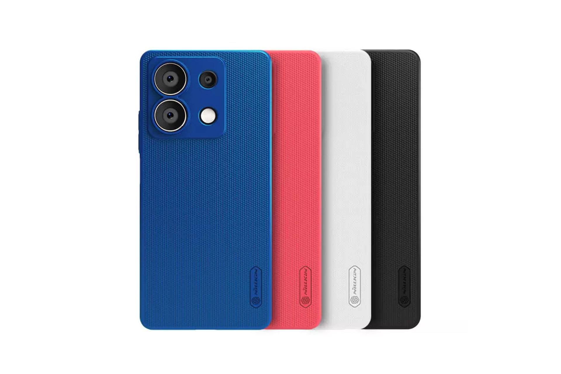 رنگ بندی قاب گوشی نیلکین مدل Super Frosted Shield مناسب شیائومی Redmi Note 13 Global