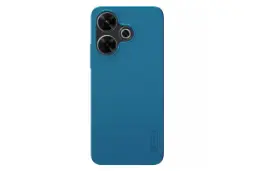 رنگ آبی قاب گوشی نیلکین مدل Super Frosted Shield مناسب شیائومی Redmi Note 13R / Poco M6 4G