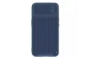 نمای پشت قاب گوشی نیلکین مدل Textured S مناسب اپل iPhone 14 Plus رنگ آبی