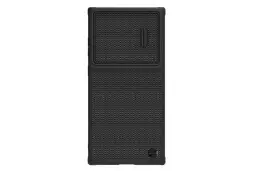 نمای پشت قاب گوشی نیلکین مدل Textured مناسب سامسونگ Galaxy S23 Ultra رنگ مشکی