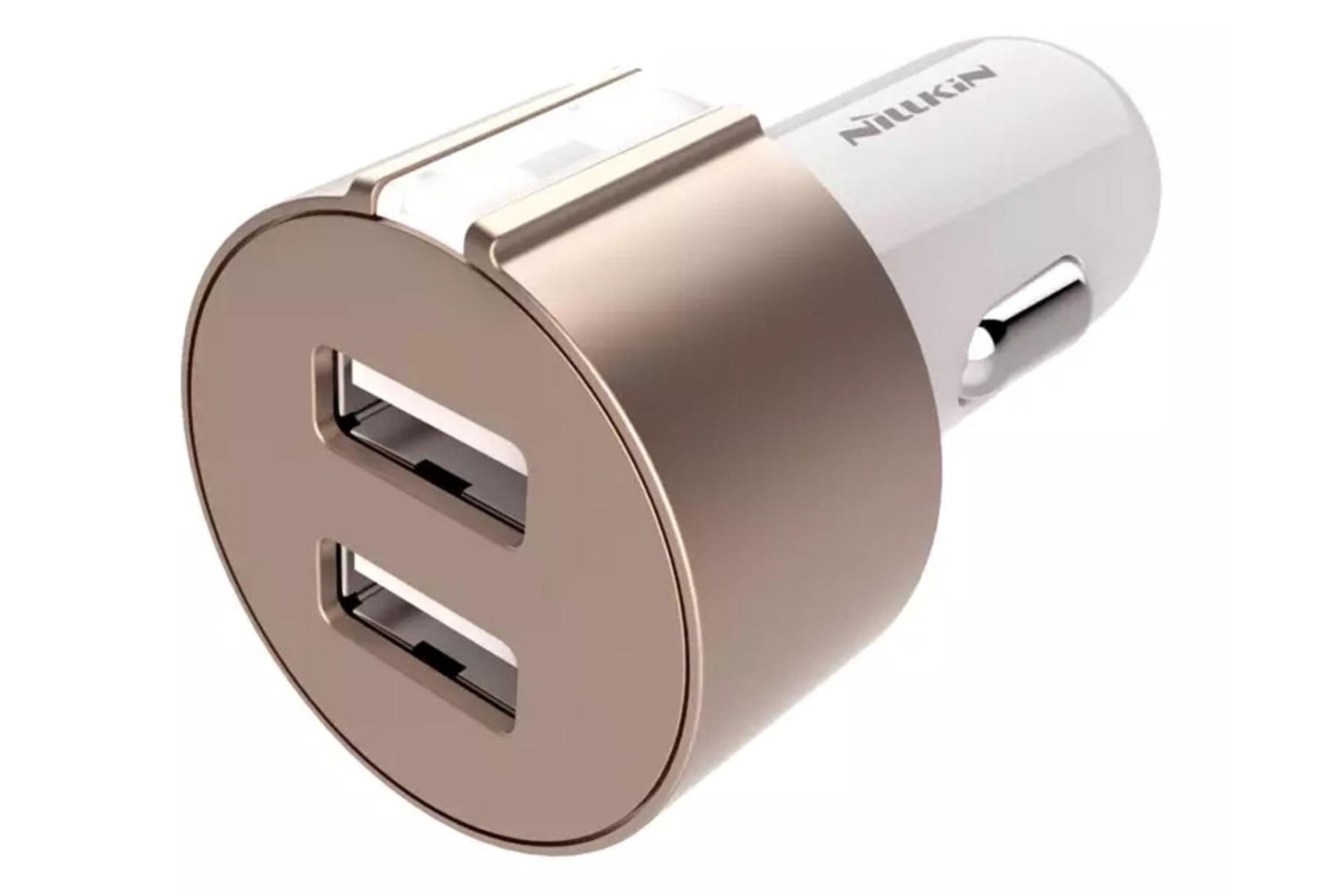 شارژر نیلکین Nillkin Vigor Car Charger طلایی