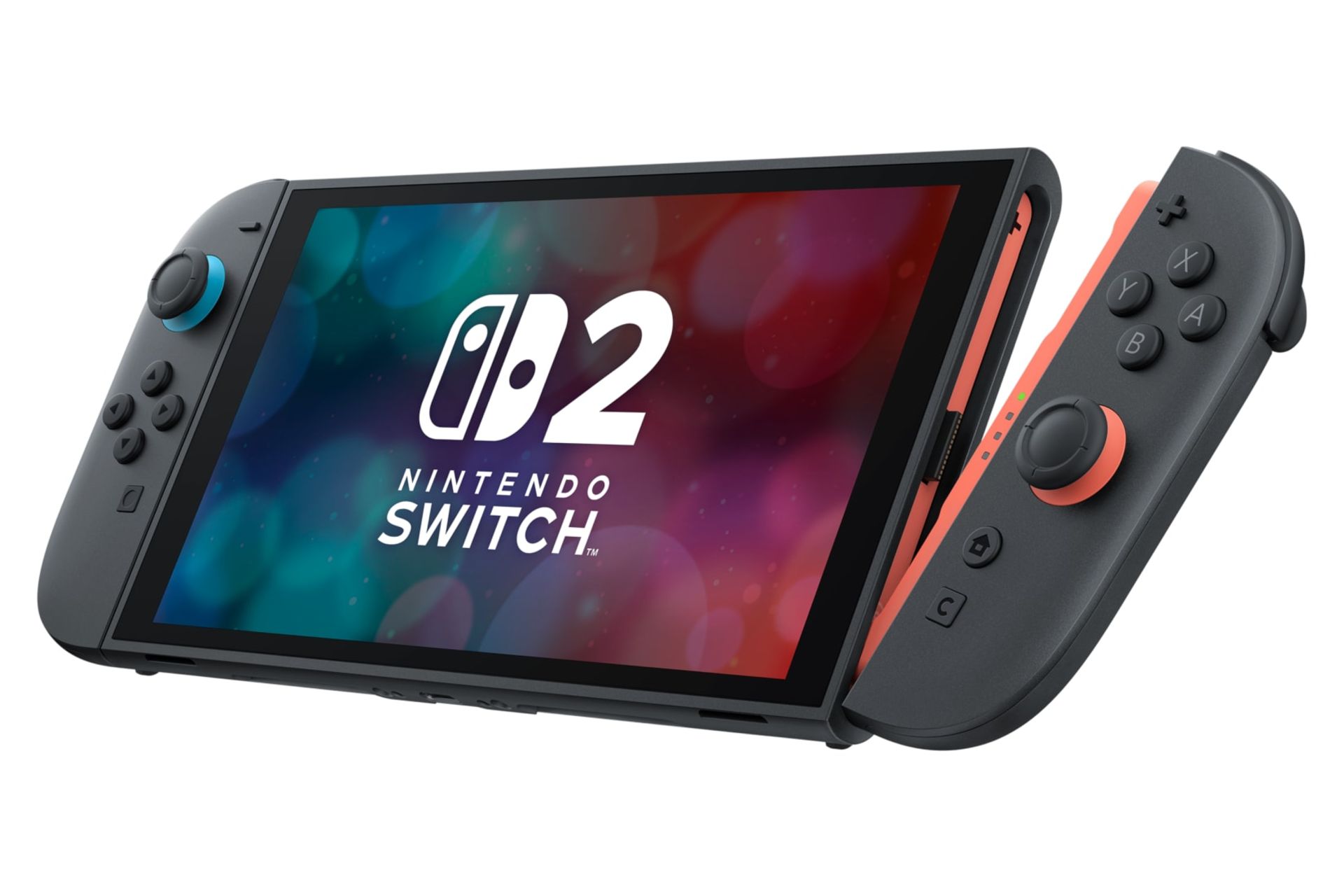 Nintendo Switch 2 / کنسول بازی نینتندو سوییچ 2 از نمای راست