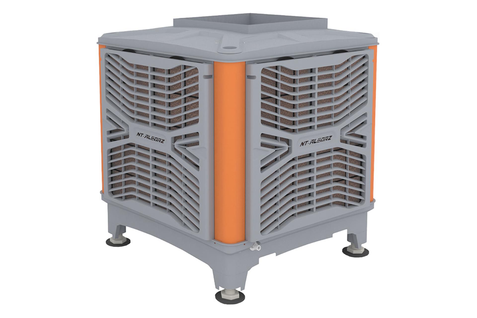 کولر آبی نیرو تهویه البرز Niroo Tahvieh Alborz BCU-85 نمای جانبی و جلو
