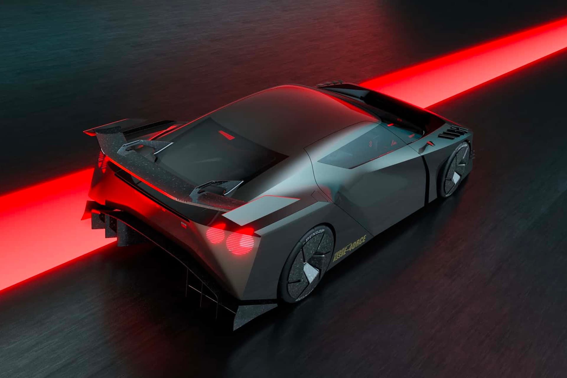 نیسان هایپر فورس / Nissan Hyper Force از نمای بالا