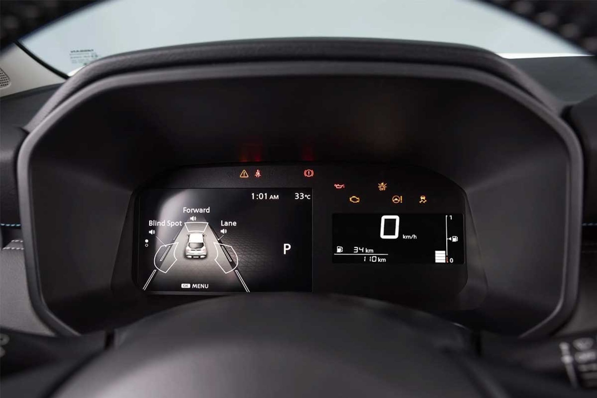 پشت‌آمپر دیجیتال خودرو نیسان کایت