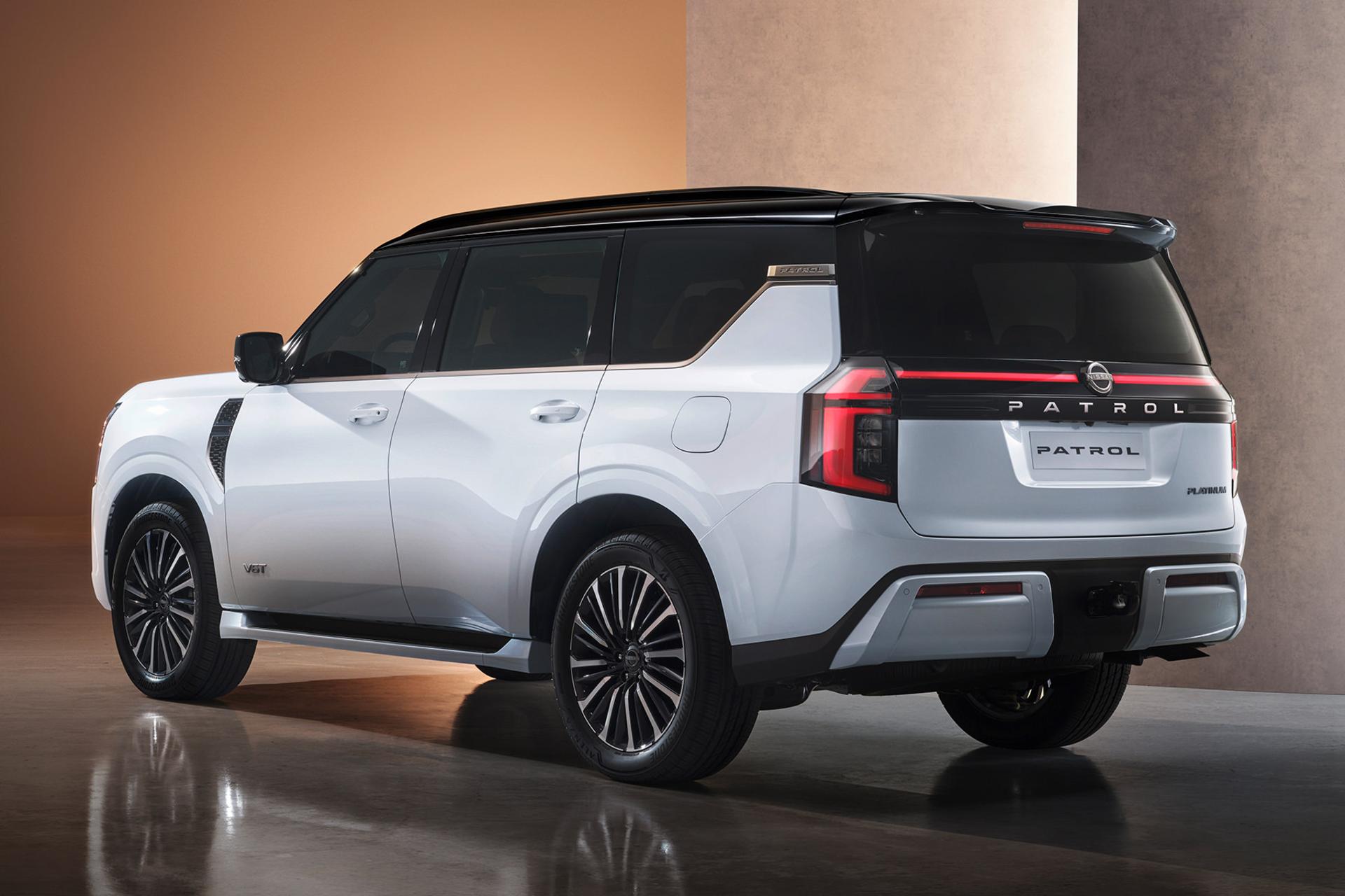خودرو نیسان پاترول Nissan Patrol 2025 نمای جانبی و پشت